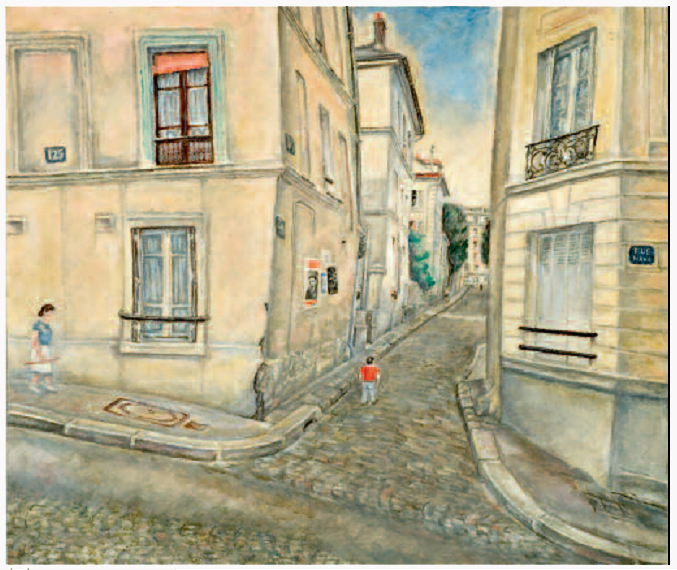 125 rue Haxo , peinture de Victorin Gali&egrave;re