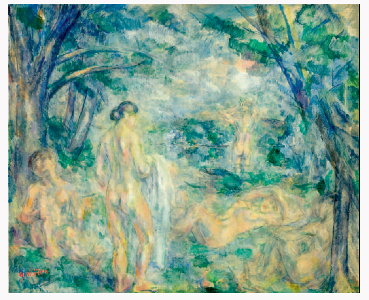 peinture de Victorin Gali&egrave;re  - parradis terrestre