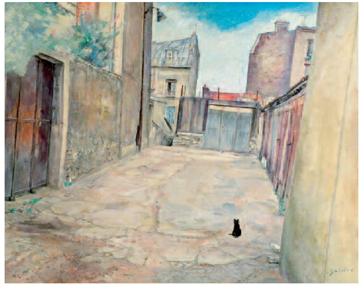 Passage de la Du&eacute;e, peinture de Victorin Gali&egrave;re